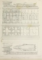 An illustration from Specimens of Gothic architecture : selected from various ancient edifices in England : consisting of plans, elevations, sections, and parts at large, calculated to exemplify the various styles, and the practical construction of this admired class of architecture (1825)