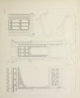 An illustration from Specimens of Gothic architecture : selected from various ancient edifices in England : consisting of plans, elevations, sections, and parts at large, calculated to exemplify the various styles, and the practical construction of this admired class of architecture (1825)