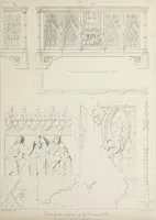 An illustration from Specimens of Gothic architecture : selected from various ancient edifices in England : consisting of plans, elevations, sections, and parts at large, calculated to exemplify the various styles, and the practical construction of this admired class of architecture (1825)