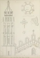 Picture 45 of 53 from Specimens of Gothic architecture : selected from various ancient edifices in England : consisting of plans, elevations, sections, and parts at large, calculated to exemplify the various styles, and the practical construction of this admired class of architecture (1825), leaf 240