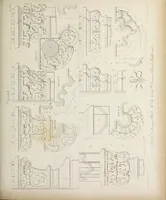 An illustration from Specimens of Gothic architecture : selected from various ancient edifices in England : consisting of plans, elevations, sections, and parts at large, calculated to exemplify the various styles, and the practical construction of this admired class of architecture (1825)