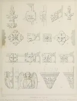 An illustration from Specimens of Gothic architecture : selected from various ancient edifices in England : consisting of plans, elevations, sections, and parts at large, calculated to exemplify the various styles, and the practical construction of this admired class of architecture (1825)