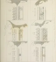 An illustration from Specimens of Gothic architecture : selected from various ancient edifices in England : consisting of plans, elevations, sections, and parts at large, calculated to exemplify the various styles, and the practical construction of this admired class of architecture (1825)