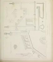 An illustration from Specimens of Gothic architecture : selected from various ancient edifices in England : consisting of plans, elevations, sections, and parts at large, calculated to exemplify the various styles, and the practical construction of this admired class of architecture (1825)