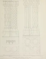 An illustration from Specimens of Gothic architecture : selected from various ancient edifices in England : consisting of plans, elevations, sections, and parts at large, calculated to exemplify the various styles, and the practical construction of this admired class of architecture (1825)