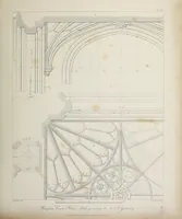 An illustration from Specimens of Gothic architecture : selected from various ancient edifices in England : consisting of plans, elevations, sections, and parts at large, calculated to exemplify the various styles, and the practical construction of this admired class of architecture (1825)