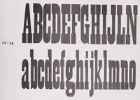 An illustration from Specimens of the job division type, Government Printing Office. (1897)