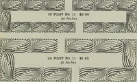 An illustration from Specimens of type, borders, ornaments, brass rules and cuts, etc. : catalogue of printing machinery and materials, wood goods, etc (1897)