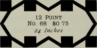 An illustration from Specimens of type, borders, ornaments, brass rules and cuts, etc. : catalogue of printing machinery and materials, wood goods, etc (1897)