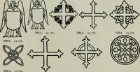 An illustration from Specimens of type, borders, ornaments, brass rules and cuts, etc. : catalogue of printing machinery and materials, wood goods, etc (1897)