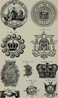 An illustration from Specimens of type, borders, ornaments, brass rules and cuts, etc. : catalogue of printing machinery and materials, wood goods, etc (1897)