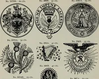 An illustration from Specimens of type, borders, ornaments, brass rules and cuts, etc. : catalogue of printing machinery and materials, wood goods, etc (1897)
