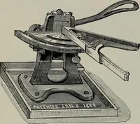 An illustration from Specimens of type, borders, ornaments, brass rules and cuts, etc. : catalogue of printing machinery and materials, wood goods, etc (1897)