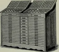 An illustration from Specimens of type, borders, ornaments, brass rules and cuts, etc. : catalogue of printing machinery and materials, wood goods, etc (1897)