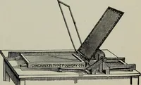 An illustration from Specimens of type, borders, ornaments, brass rules and cuts, etc. : catalogue of printing machinery and materials, wood goods, etc (1897)