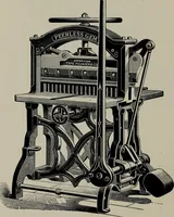 An illustration from Specimens of type, borders, ornaments, brass rules and cuts, etc. : catalogue of printing machinery and materials, wood goods, etc (1897)