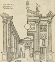 Picture 15 of 40 from Spectaculorvm in svsceptione Philippi hisp. prin. divi Caroli V. cæs. f. an. M.D.XLIX, Antverpiæ æditorvm, mirificvs apparatvs (1550), leaf 61