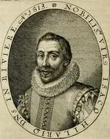 An illustration from Speculum heroicum principis omnium temporum poëtarum Homeri : id est, argumenta xxiiij librorum Iliados in quibus veri principis imago poëticè, elegantissime exprimitur = les XXIIII livres d'Homere reduict en tables demonstratives figurées (1613)