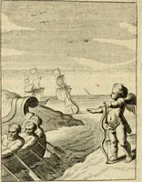 An illustration from Speculum peccatorum aspirantium ad solidam vitae emendationem, siue, Admiranda S. Augustini conversio : historica eiusdem narratione, discursibus moralibus, et emblematis adornata : cum indice concionum per quatuor octauas eiusdem diui et dominicos dies (1637)