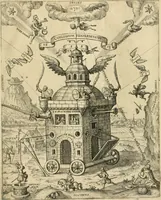 Picture 5 of 5 from Specvlvm sophicvm rhodo-stavroticvm, das ist, Weitläuffige Entdeckung dess Collegij vnnd Axiomatum von der sondern erleuchten Fraternitet Christ-RosenCreutz : allen der wahrn Weissheit Begirigen Expectanten zu fernerer Nachrichtung, den vnverständigen Zoilis aber zur vnausslöschlicher Schande vnd Spott (1618), leaf 40