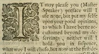 An illustration from A speech delivered by Sir Francis Bacon, in the lower House of Parliament quinto Iacobi, concerning the article of naturalization of the Scottish nation (1641)