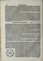 An illustration from Sphaera mundi, seu, Cosmographia demonstratiua, ac facili methodo tradita : in qua totius mundi fabrica, vna cum nouis, Tychonis, Kepleri, Galilaei, aliorumq[ue] astronomorum adinuentis continetur : accessere, I. Breuis introductio ad geographiam. II. Apparatus ad mathematicarum studium. III. Echometria, idest geometrica tractatio de echo. IV. Nouum instrumentum ad horologia describenda, opus posthumum. (1635)