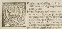 An illustration from Sphaera mundi, seu, Cosmographia demonstratiua, ac facili methodo tradita : in qua totius mundi fabrica, vna cum nouis, Tychonis, Kepleri, Galilaei, aliorumq́; astronomorum adinuentis continentur : accessere I. Breuis introductio ad geographiam. II. Apparatus ad mathematicarum studium. III. Echometria, idest geometrica tractatio de echo. IV. Nouum instrumentum ad horologia describenda : opus posthumum : correcta à multis mendis, quibus scatebat (1653)