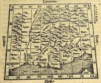 An illustration from Sphaera mundi, siue cosmographia quinque libris : recèns auctis [et] eme[n]datis absoluta : in qua tum prima astronomiæ pars, tum geographi[a]e, ac hydrographi[a]e rudimenta pertracta[n]tur. (1552)