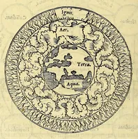 An illustration from Sphaera mundi, siue cosmographia quinque libris : recèns auctis [et] eme[n]datis absoluta : in qua tum prima astronomiæ pars, tum geographi[a]e, ac hydrographi[a]e rudimenta pertracta[n]tur. (1552)