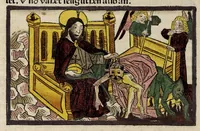 An illustration from Spiegel des Sunders