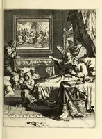 Picture 6 of 29 from Spiegel om wel te sterven : aanwyzende met beeltenissen van het Lyden onses zaligmaakers Jesu Christi : alles wat een zieke moet doen om gelukkig te sterven ... : door den vader David De La Vigne, Recolet (1694), leaf 35