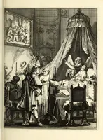 Picture 9 of 29 from Spiegel om wel te sterven : aanwyzende met beeltenissen van het Lyden onses zaligmaakers Jesu Christi : alles wat een zieke moet doen om gelukkig te sterven ... : door den vader David De La Vigne, Recolet (1694), leaf 43