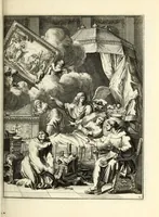 Picture 14 of 29 from Spiegel om wel te sterven : aanwyzende met beeltenissen van het Lyden onses zaligmaakers Jesu Christi : alles wat een zieke moet doen om gelukkig te sterven ... : door den vader David De La Vigne, Recolet (1694), leaf 55