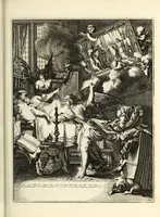 Picture 17 of 29 from Spiegel om wel te sterven : aanwyzende met beeltenissen van het Lyden onses zaligmaakers Jesu Christi : alles wat een zieke moet doen om gelukkig te sterven ... : door den vader David De La Vigne, Recolet (1694), leaf 69
