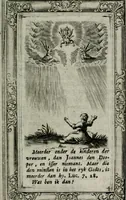 An illustration from Spiegel sonder bedrogh ofte kenisse syns selfs : vor oogen gestelt aen alle deught-minnende persoonen (1733)