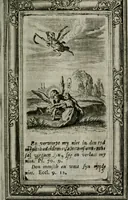 An illustration from Spiegel sonder bedrogh ofte kenisse syns selfs : vor oogen gestelt aen alle deught-minnende persoonen (1733)