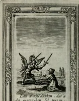 An illustration from Spiegel sonder bedrogh ofte kenisse syns selfs : vor oogen gestelt aen alle deught-minnende persoonen (1733)