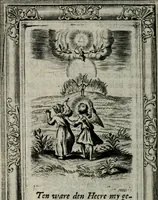 An illustration from Spiegel sonder bedrogh ofte kenisse syns selfs : vor oogen gestelt aen alle deught-minnende persoonen (1733)