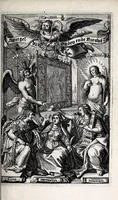 An illustration from Spiegel van den ouden ende nieuvven tijdt : bestaende uyt spreeck-woorden ende sinne-spreucken, ontleent van de voorige ende jegenwoordige eeuwe, verlustiget door menigte van sinne-beelden, met gedichten en prenten daer op passende (1633)