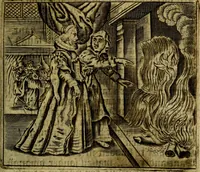 Picture 30 of 87 from Spiegel van den Ouden en Nieuwen Tydt, : bestaande uyt spreekwoorden, ontleent van de voorige en jegenwoordige eeuwe, verlustiget door meenigte van sinnebeelden, met gedichten en prenten daar op passende. : Vermeerdert met groote meenigte van spreekwoorden, door geheel het werk, met byvoeginge van nieuwe platen eu gedichten : alles in de nederlandsche tale ten gerieve van de liefhebbers der zelver, (1690), leaf 114