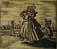 Picture 42 of 87 from Spiegel van den Ouden en Nieuwen Tydt, : bestaande uyt spreekwoorden, ontleent van de voorige en jegenwoordige eeuwe, verlustiget door meenigte van sinnebeelden, met gedichten en prenten daar op passende. : Vermeerdert met groote meenigte van spreekwoorden, door geheel het werk, met byvoeginge van nieuwe platen eu gedichten : alles in de nederlandsche tale ten gerieve van de liefhebbers der zelver, (1690), leaf 171