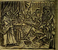Picture 71 of 87 from Spiegel van den Ouden en Nieuwen Tydt, : bestaande uyt spreekwoorden, ontleent van de voorige en jegenwoordige eeuwe, verlustiget door meenigte van sinnebeelden, met gedichten en prenten daar op passende. : Vermeerdert met groote meenigte van spreekwoorden, door geheel het werk, met byvoeginge van nieuwe platen eu gedichten : alles in de nederlandsche tale ten gerieve van de liefhebbers der zelver, (1690), leaf 271