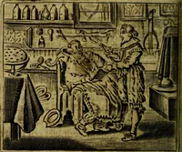 Picture 78 of 87 from Spiegel van den Ouden en Nieuwen Tydt, : bestaande uyt spreekwoorden, ontleent van de voorige en jegenwoordige eeuwe, verlustiget door meenigte van sinnebeelden, met gedichten en prenten daar op passende. : Vermeerdert met groote meenigte van spreekwoorden, door geheel het werk, met byvoeginge van nieuwe platen eu gedichten : alles in de nederlandsche tale ten gerieve van de liefhebbers der zelver, (1690), leaf 301