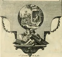 An illustration from H.L. Spieghels Hertspeighel en andere zedeschriften : met verscheidene nooit gedrukte stukken verrijkt, en door aenteekeningen opgeheldert (1723)