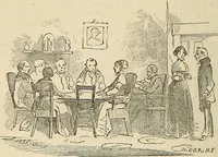An illustration from Spirit rapping unveiled! : An exposé of the origin, history, theology and philosophy of certain alleged communications from the spirit world, by means of "spirit rapping," "medium writing," "physical demonstrations," etc. With illustrations. (1853)