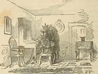 An illustration from Spirit rapping unveiled! : An exposé of the origin, history, theology and philosophy of certain alleged communications from the spirit world, by means of "spirit rapping," "medium writing," "physical demonstrations," etc. With illustrations. (1853)