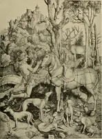Picture 54 of 241 from Sport in art; an iconography of sport during four hundred years from the beginning of the fifteenth of the end of the eighteenth centuries (1913), leaf 120