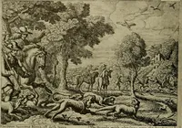Picture 136 of 241 from Sport in art; an iconography of sport during four hundred years from the beginning of the fifteenth of the end of the eighteenth centuries (1913), leaf 247
