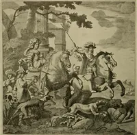 Picture 144 of 241 from Sport in art; an iconography of sport during four hundred years from the beginning of the fifteenth of the end of the eighteenth centuries (1913), leaf 255