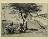 An illustration from A sporting trip through Abyssinia : a narrative of a nine months' journey from the plains of the Hawash to the snows of Simien, with a description of the game, from elephant to ibex, and notes on the manners and customs of the natives (1902)